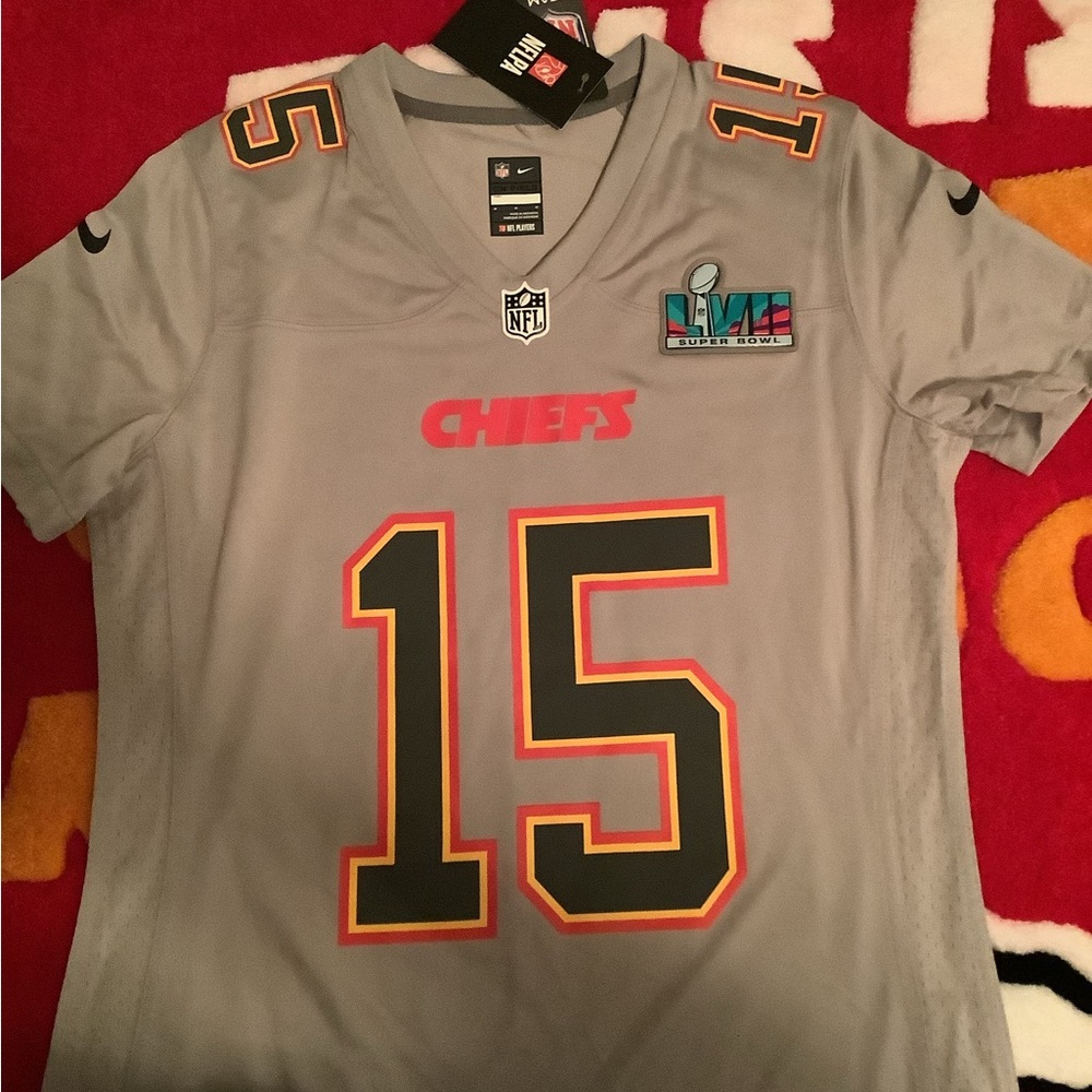 Patrick Mahomes 15 Super Bowl jersey